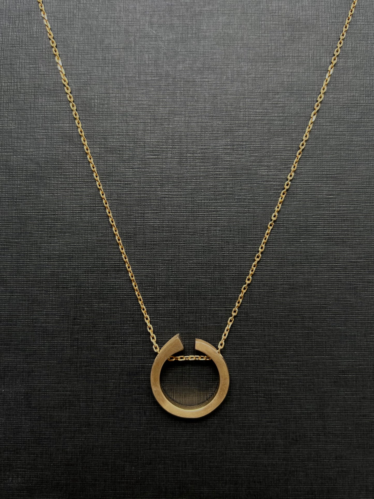 EVERLAST gold plated 24k SHORT PENDANT