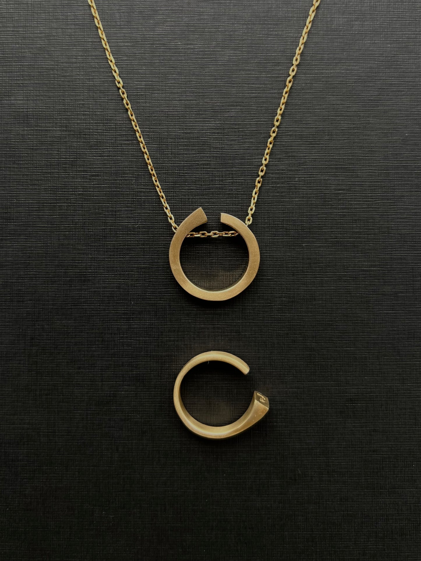 EVERLAST gold plated 24k SHORT PENDANT