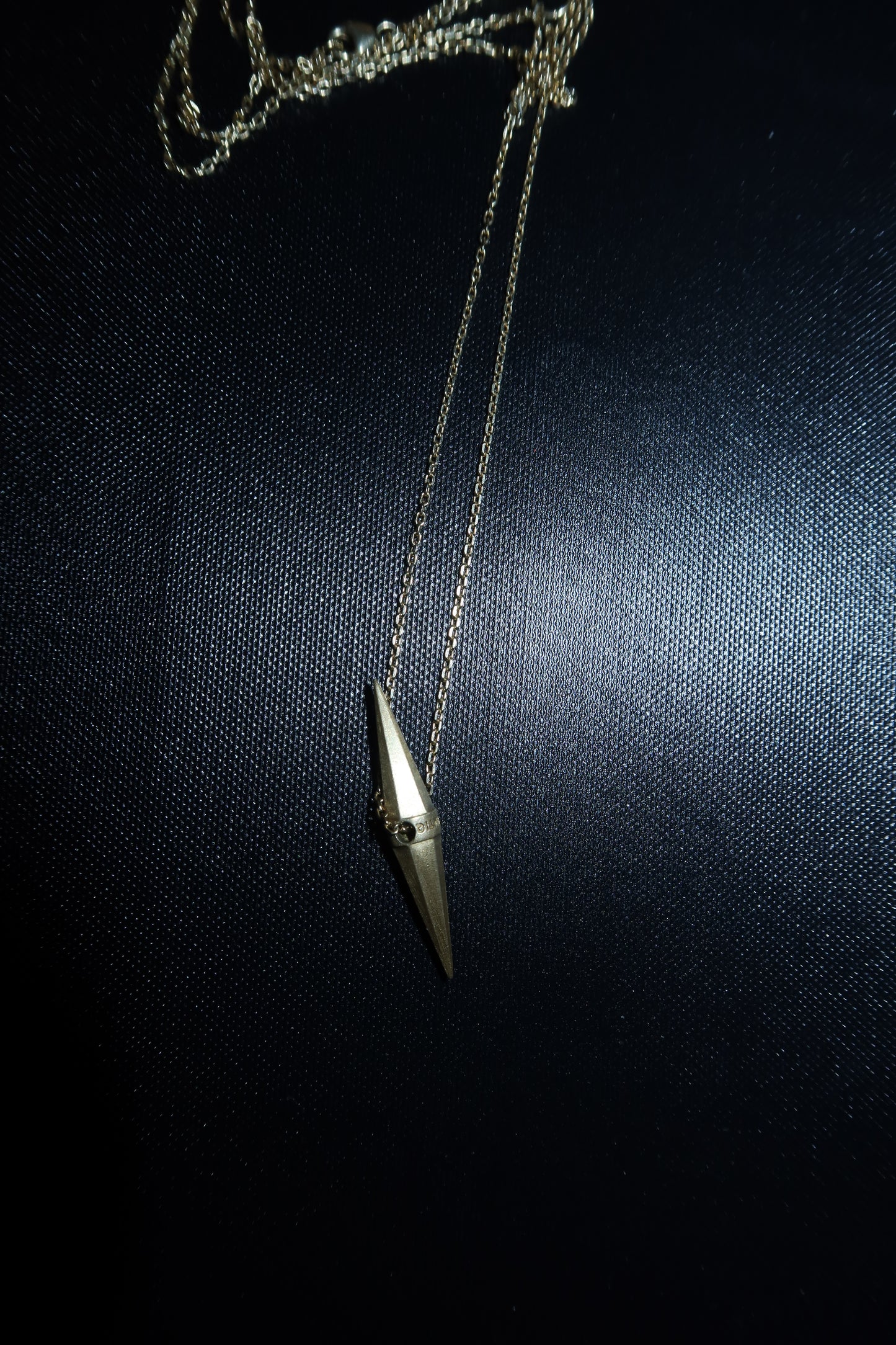 pendant Balance long matte-gold plated 24K