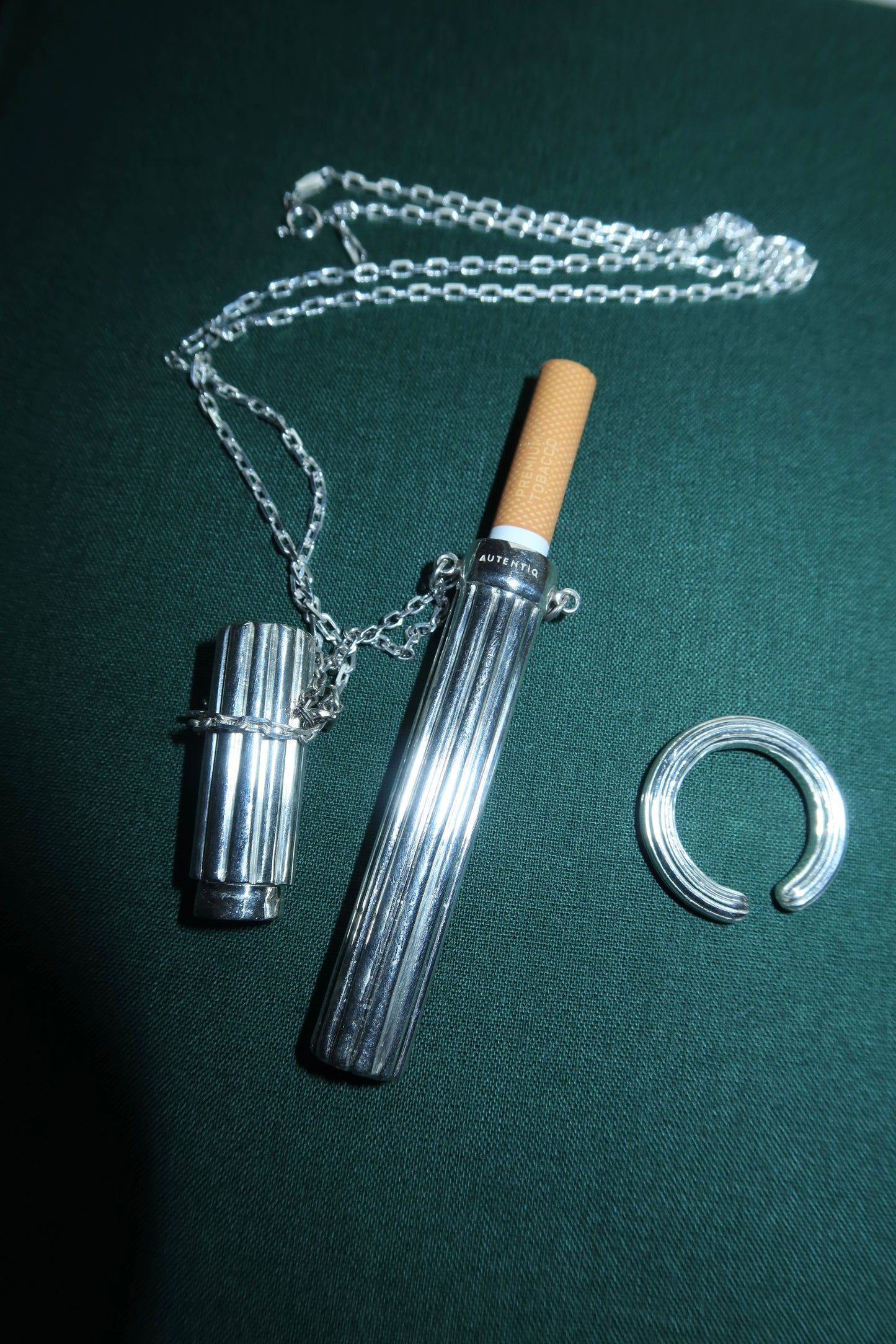 Sig or love letter case in silver 925