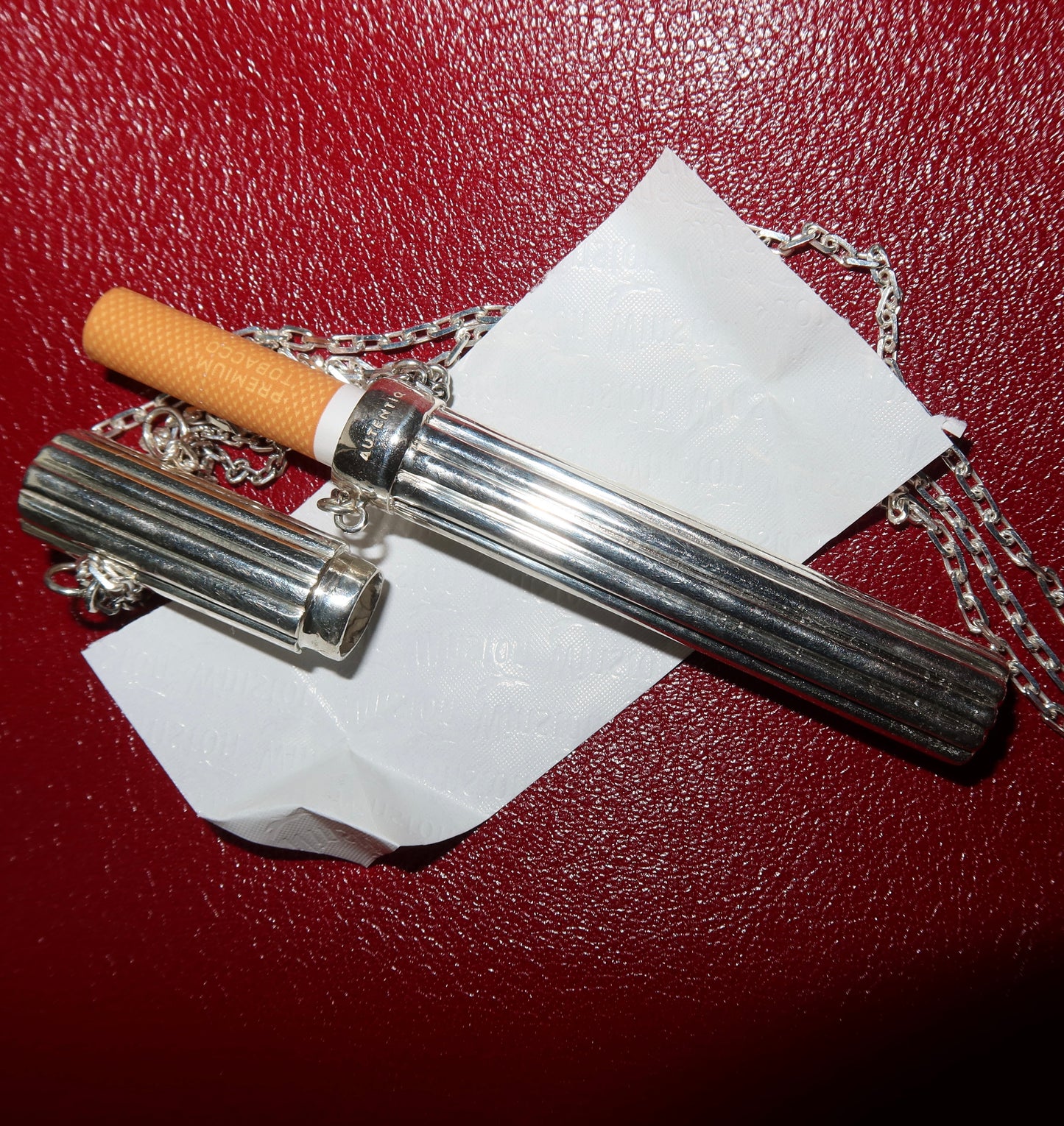 Sig or love letter case in silver 925