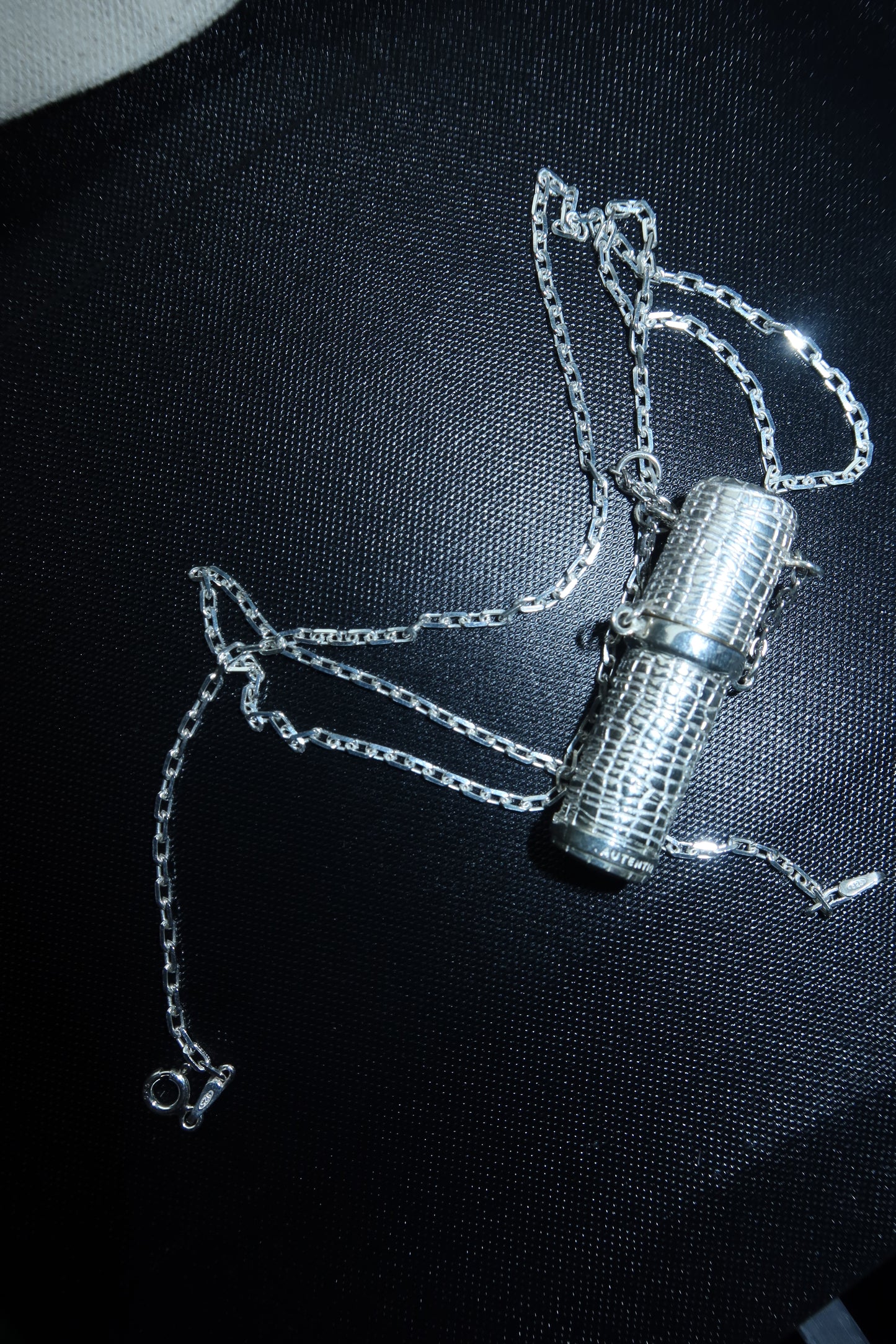 Perfume case in silver 925