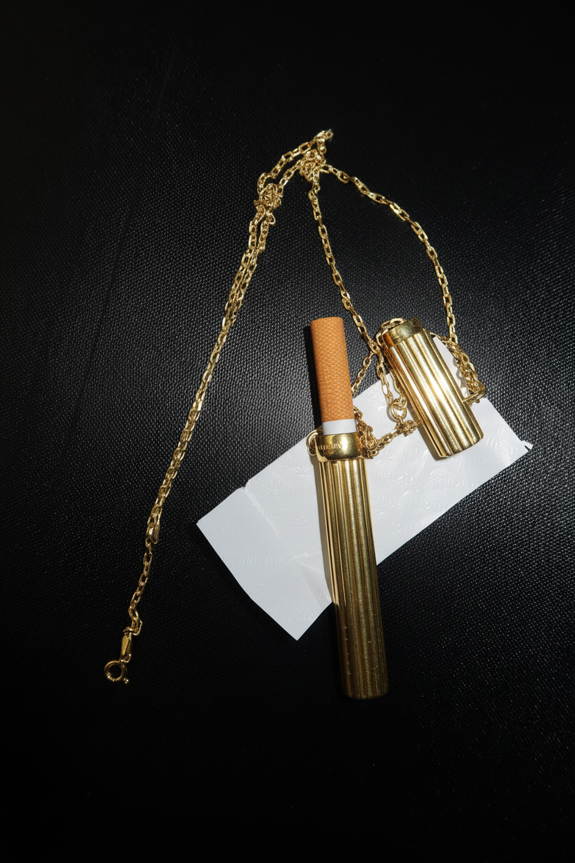 Sig or love letter case gold plated 24K