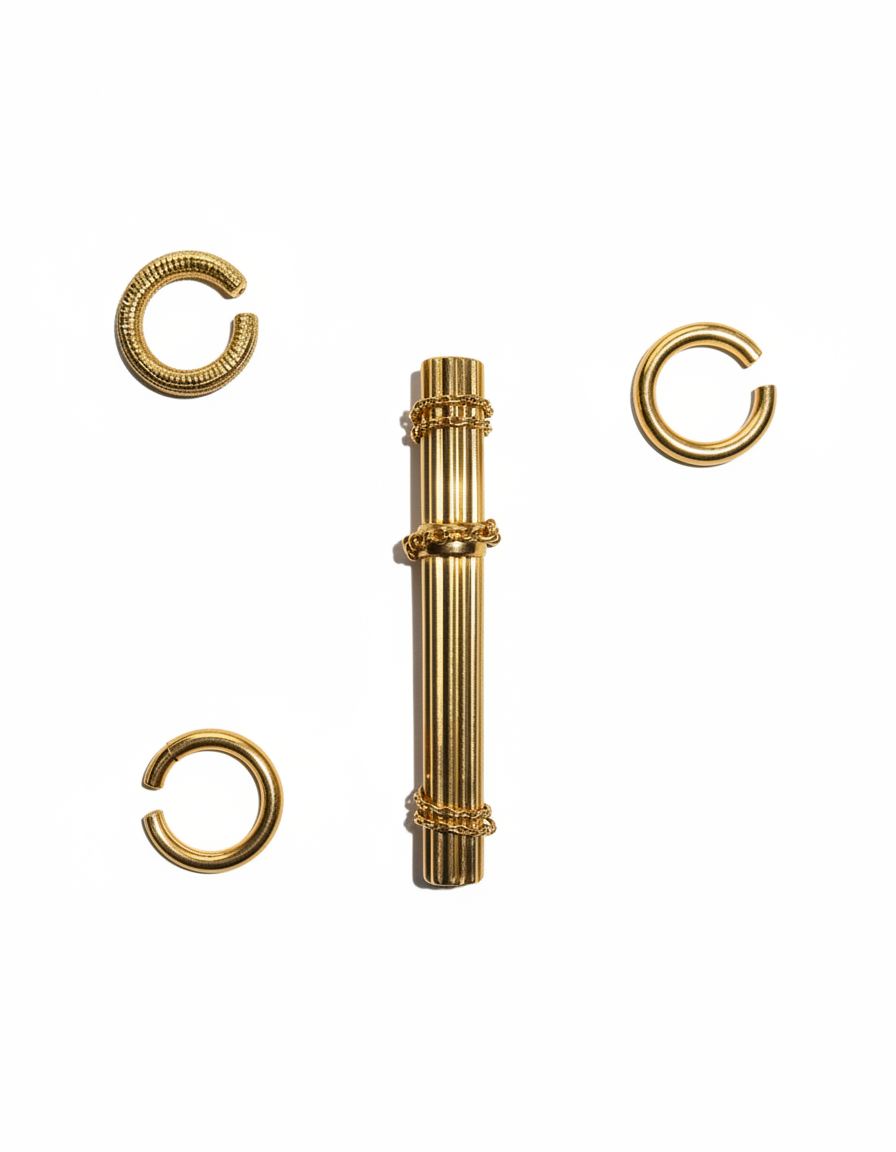 Sig or love letter case gold plated 24K