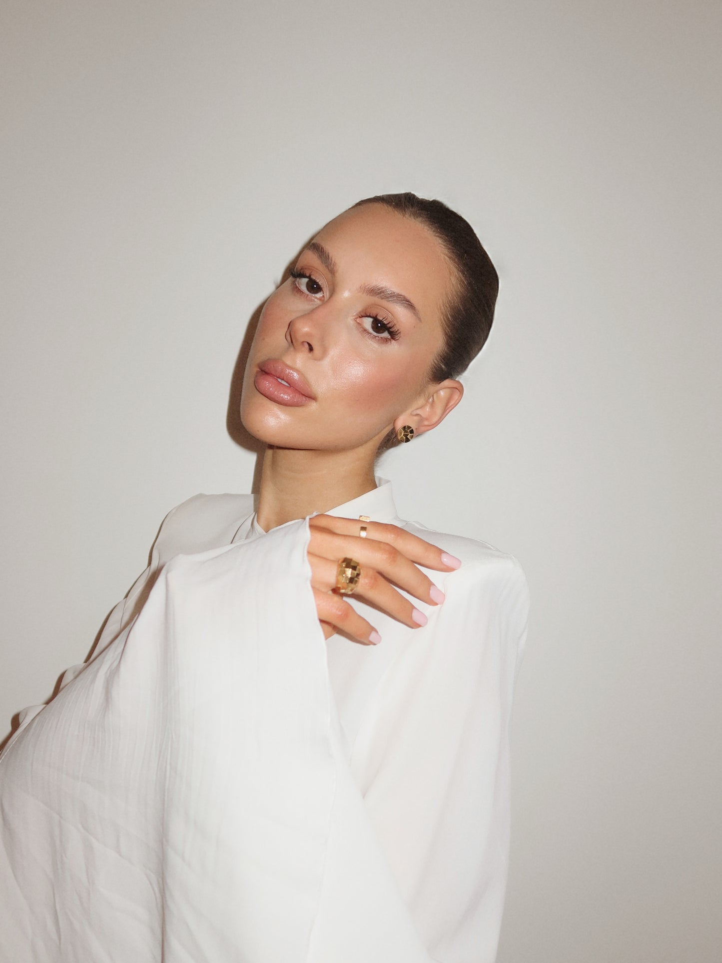 AUTENTIQ EARRINGS GOLD PLATED 24K