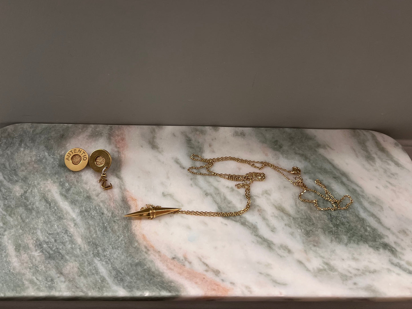 AUTENTIQ EARRINGS GOLD PLATED 24K