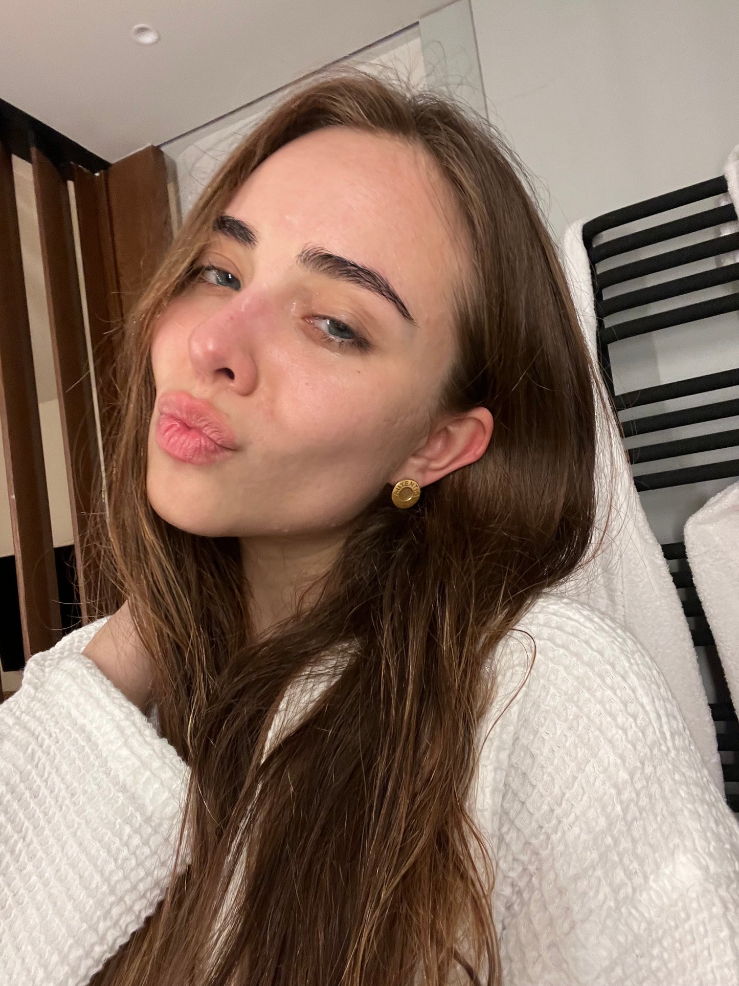 AUTENTIQ EARRINGS GOLD PLATED 24K