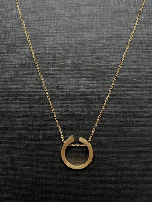 Basic pendant gold plated