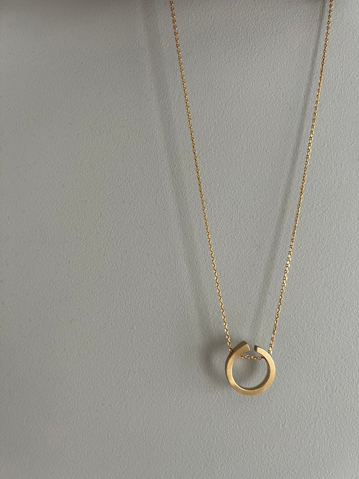 Basic pendant gold plated