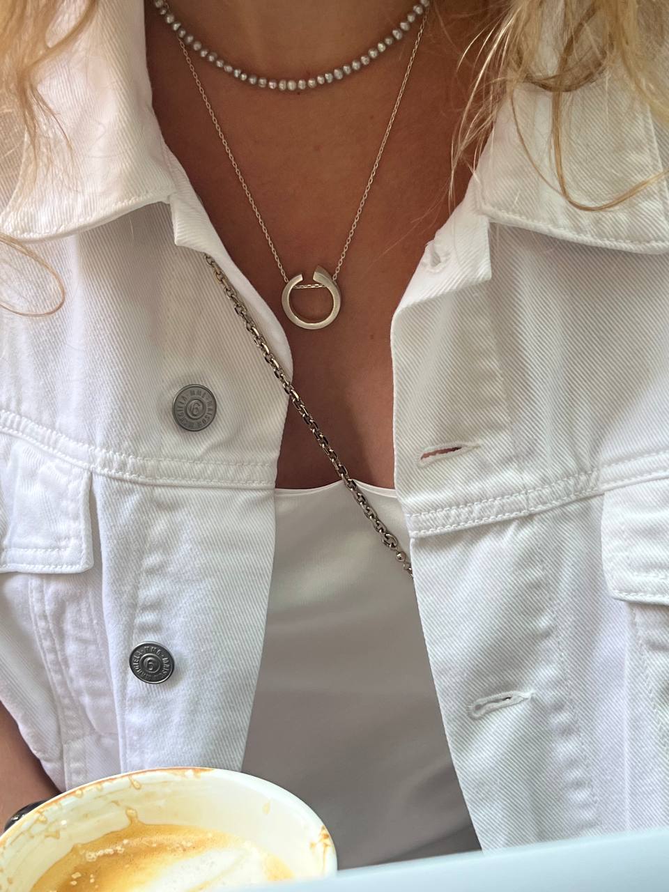 Basic pendant in silver
