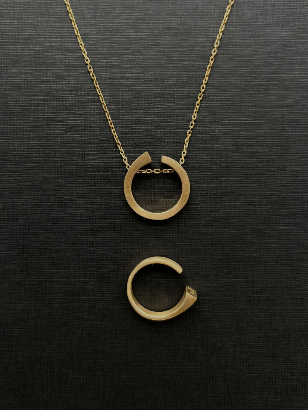 Basic pendant gold plated
