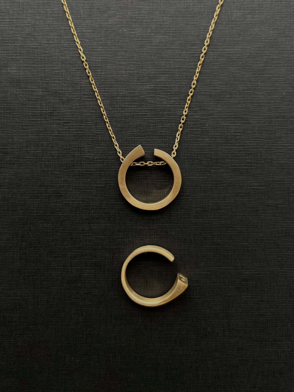 Basic pendant gold plated