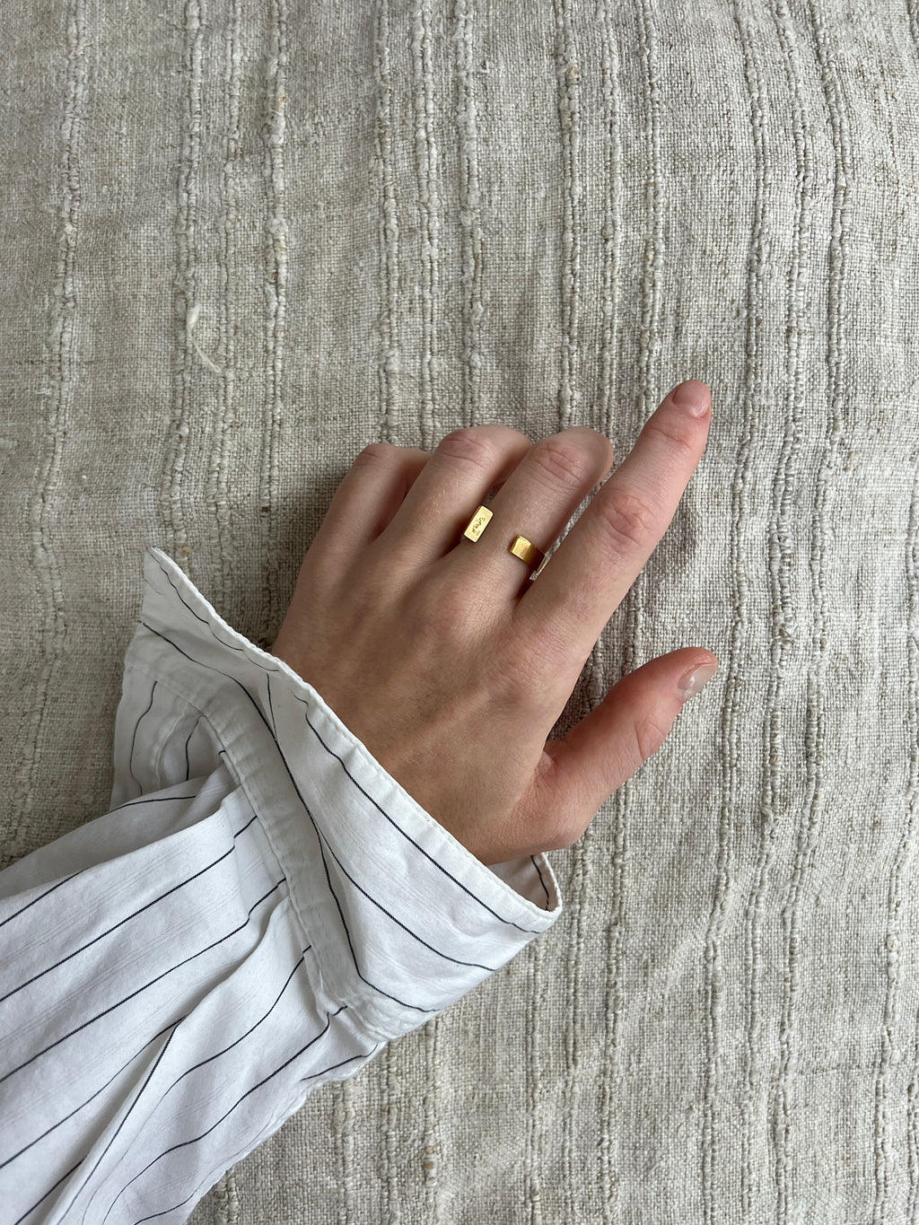 Ring Everlast gold plated