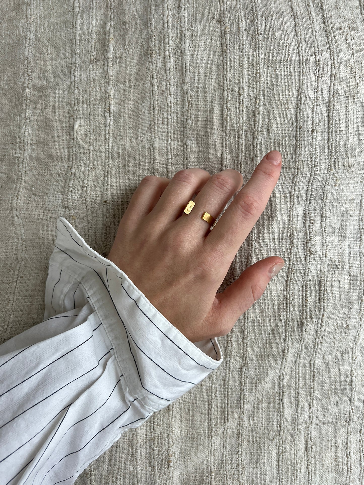 Ring EVERLAST gold plated 24K