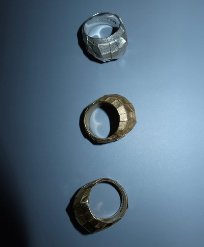 RING AUTENTIQ MATTE-GOLD PLATED 24K
