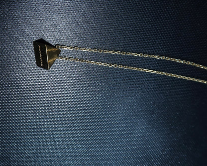 AUTENTIQ PENDANT SHORT GOLD PLATED 24K