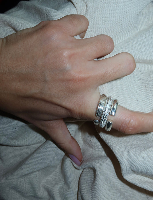 Essence Revealed. Ring 3 in silver