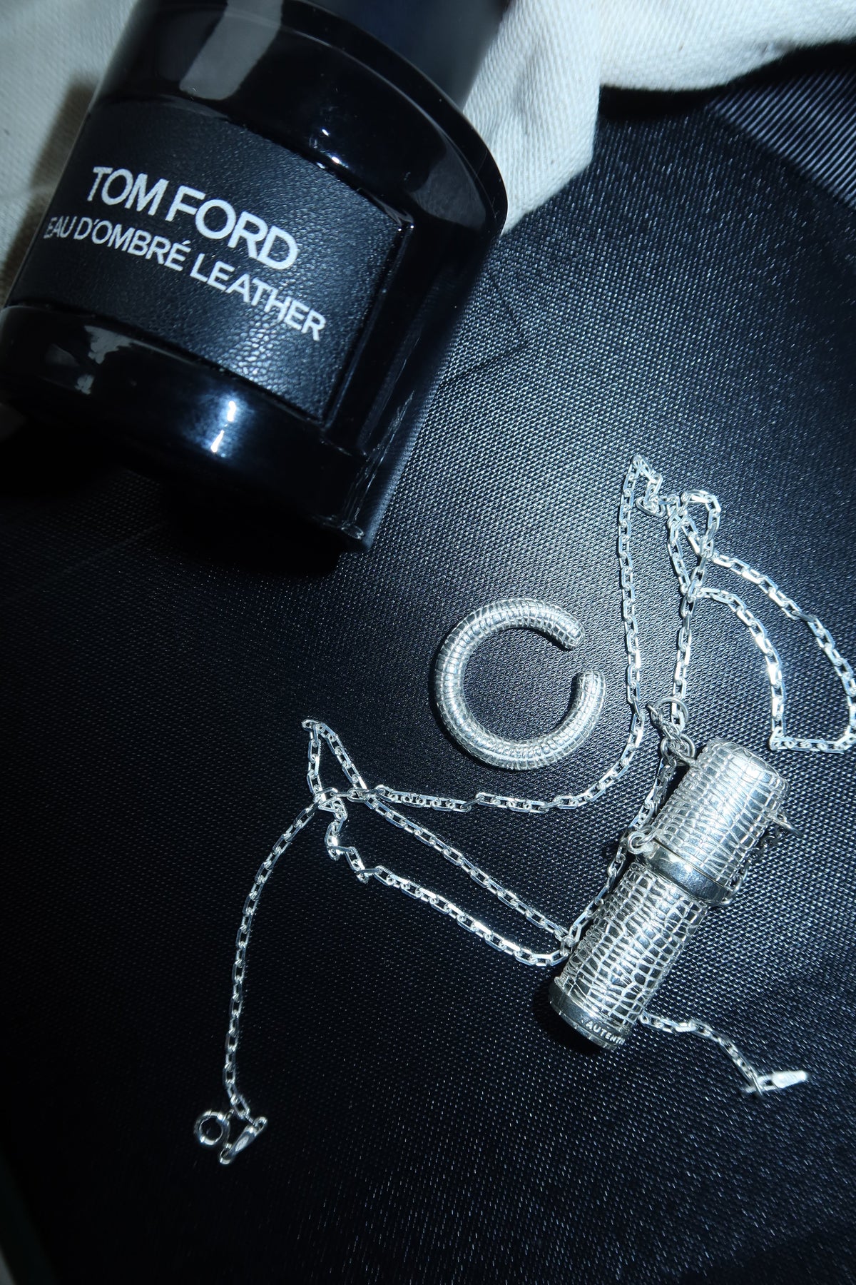 Perfume case in silver 925