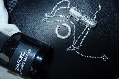 Perfume case in silver 925