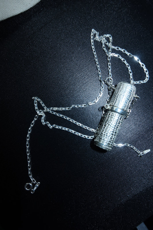 Perfume case in silver 925