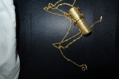 Perfume case gold plated 24K