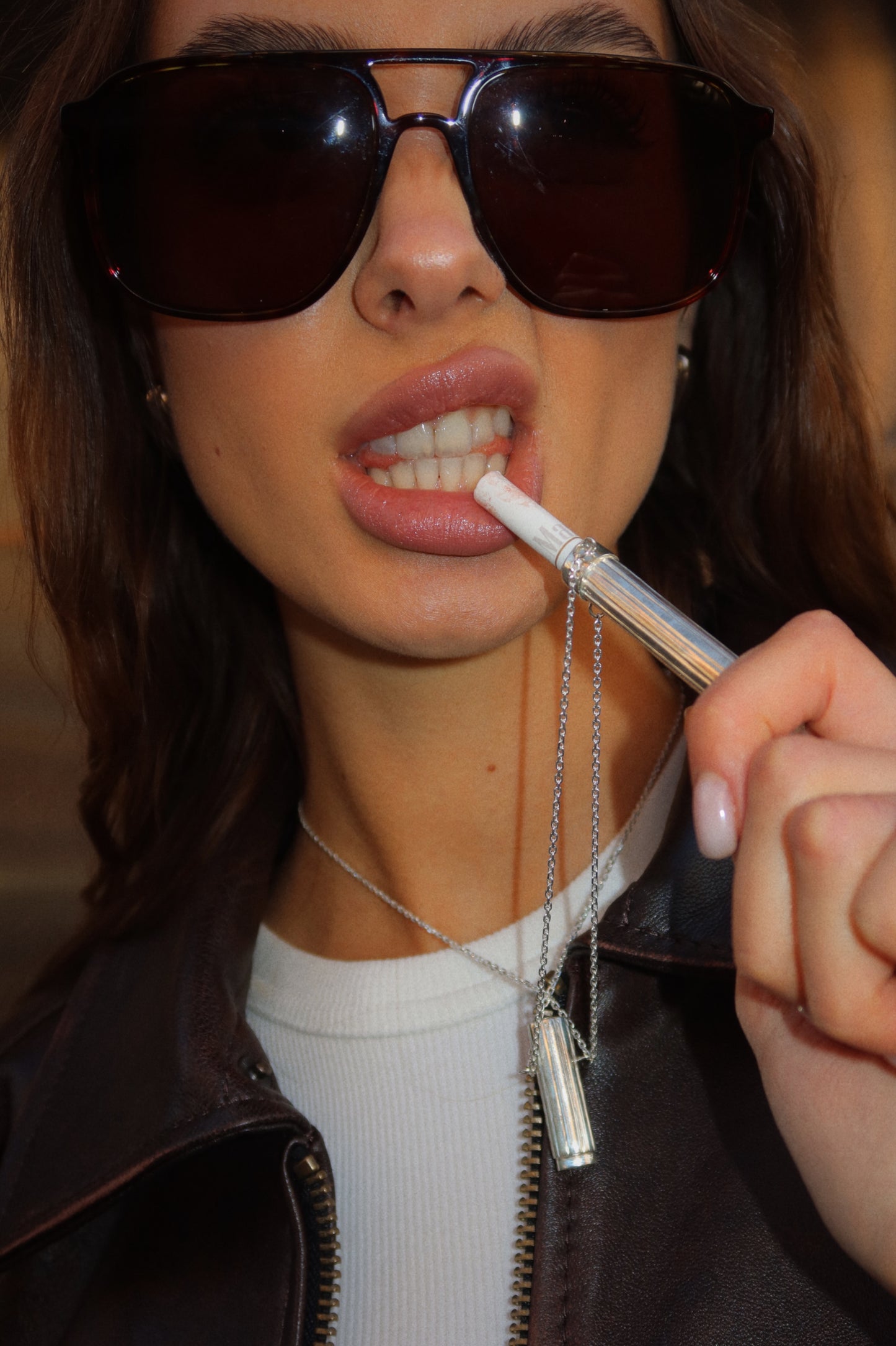 Sig or love letter case in silver 925