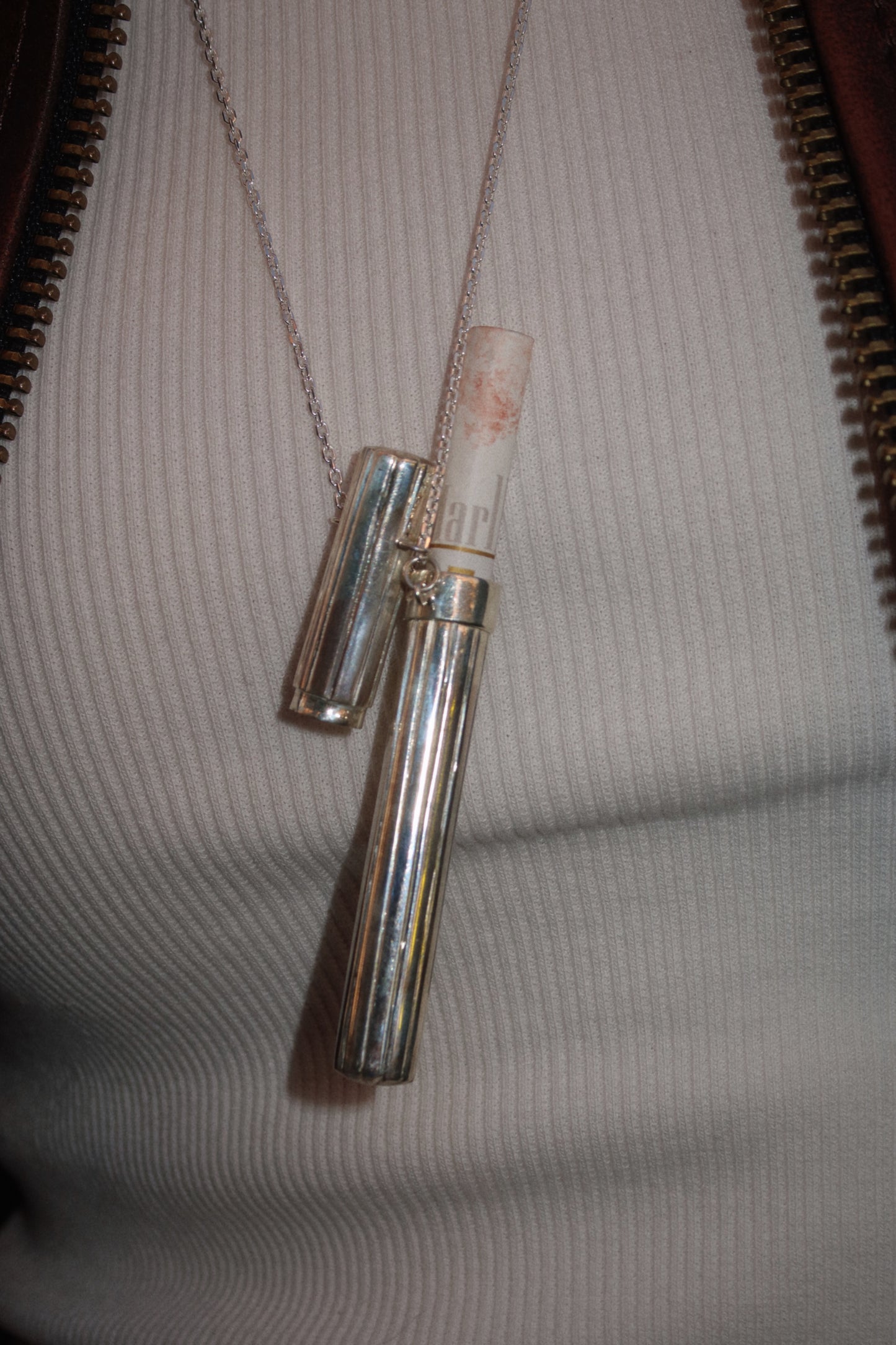 Sig or love letter case in silver 925