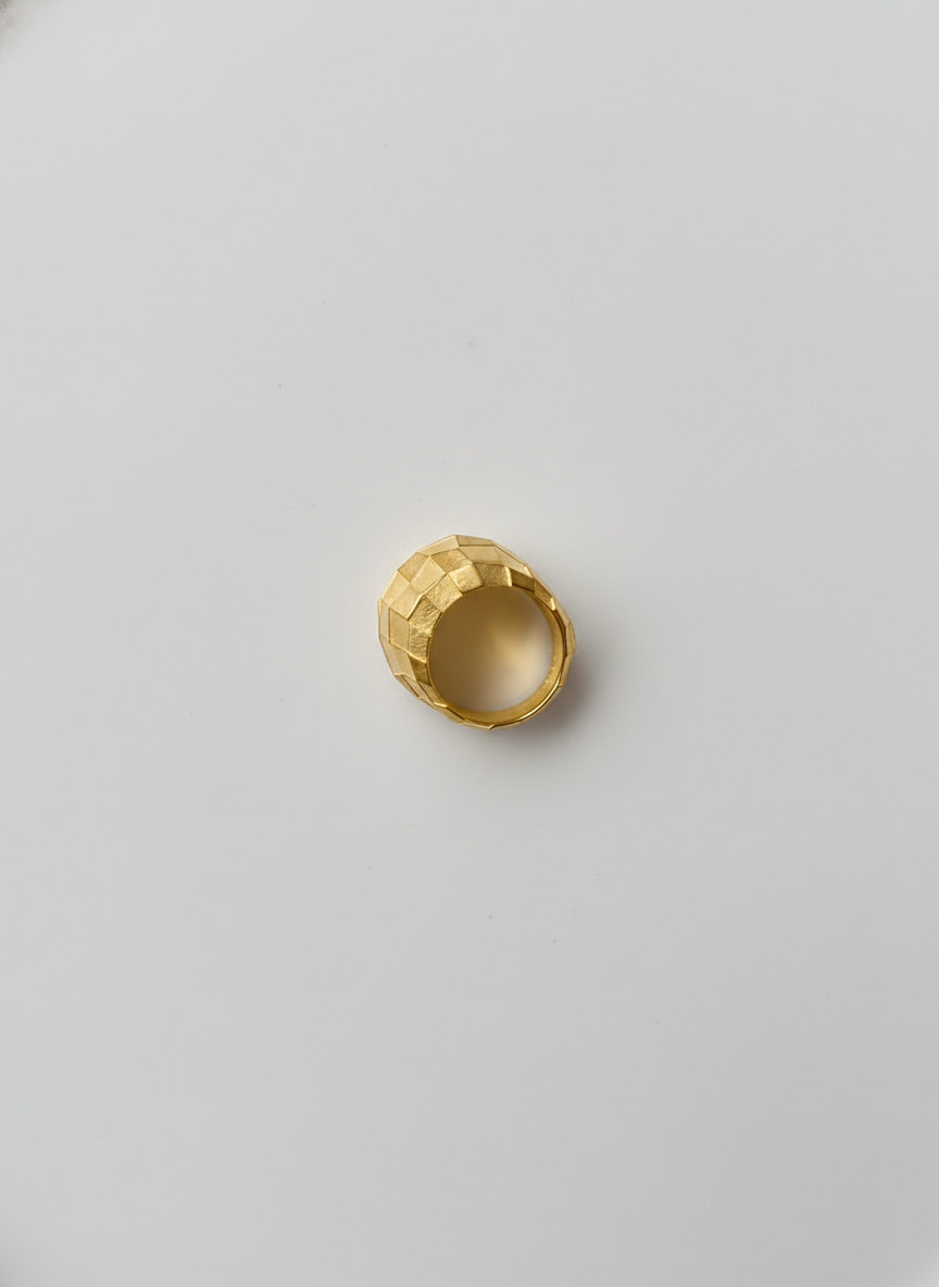 Ring Autentiq gold plated