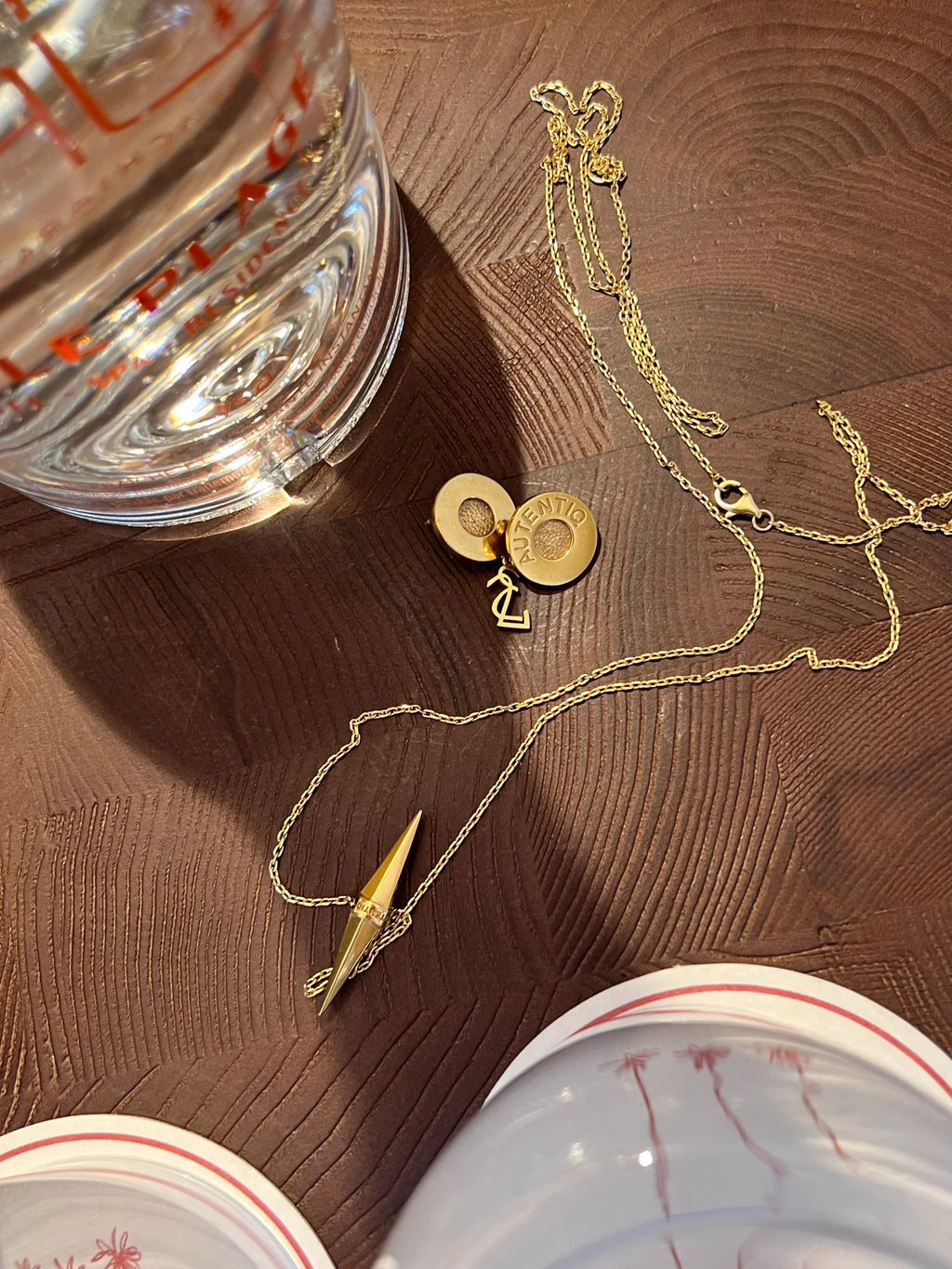 Pendant Balance gold plated
