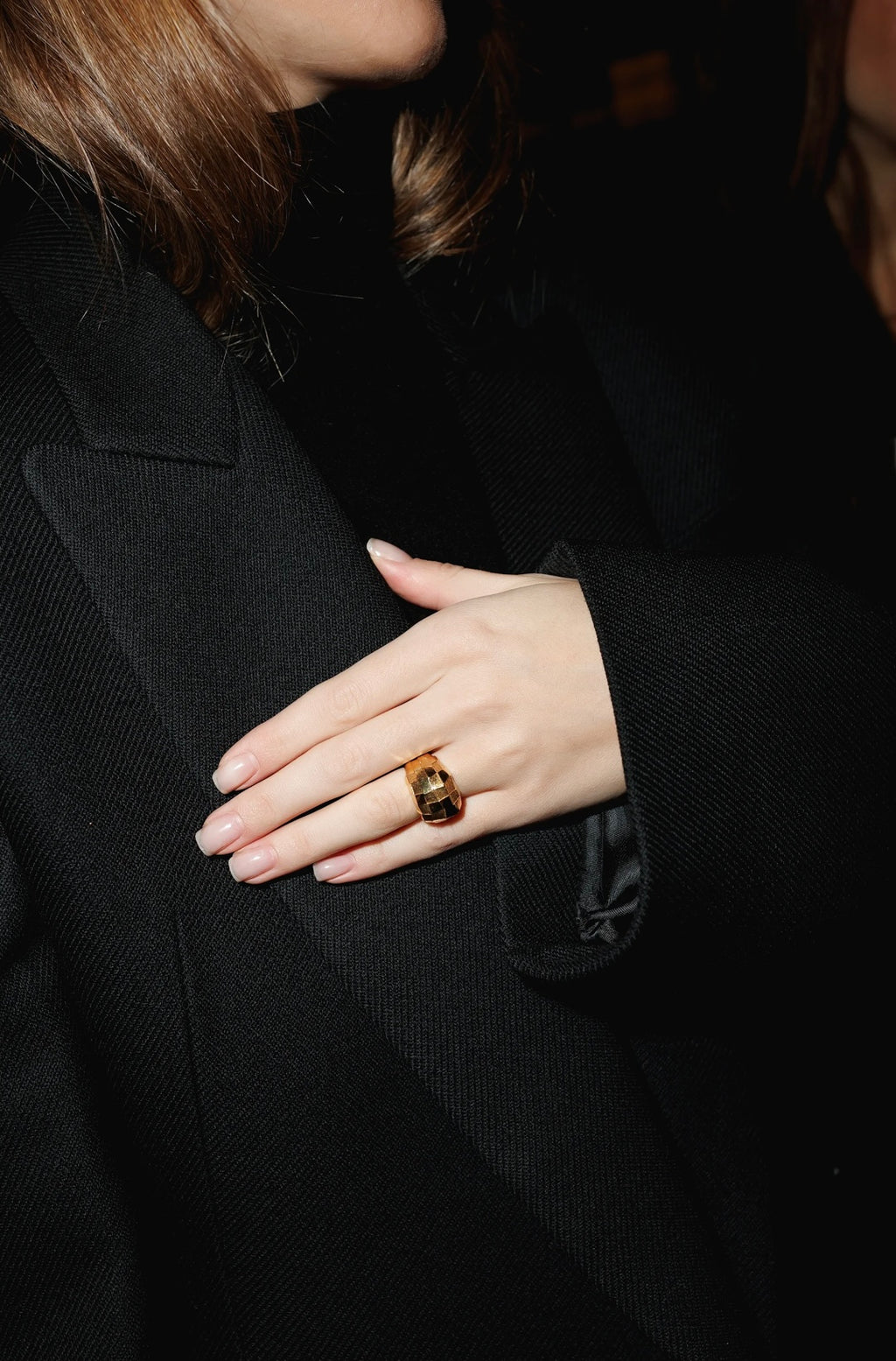 Ring Autentiq gold plated