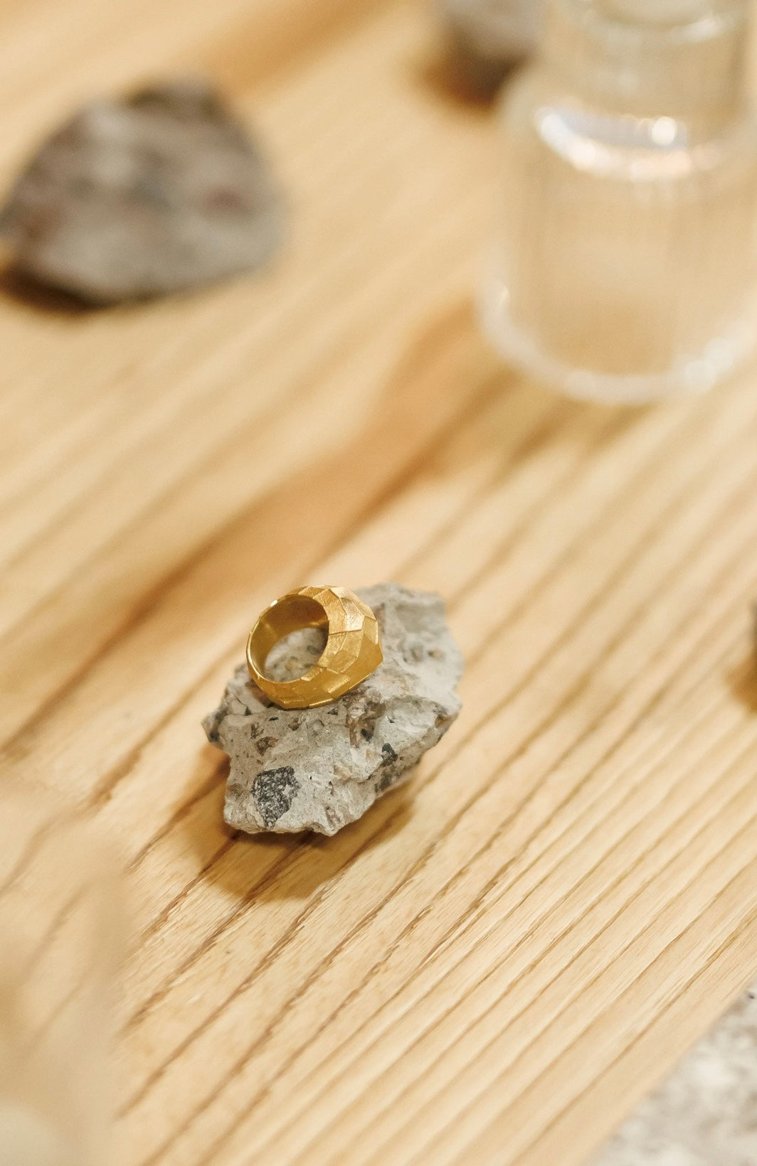 Ring Autentiq gold plated
