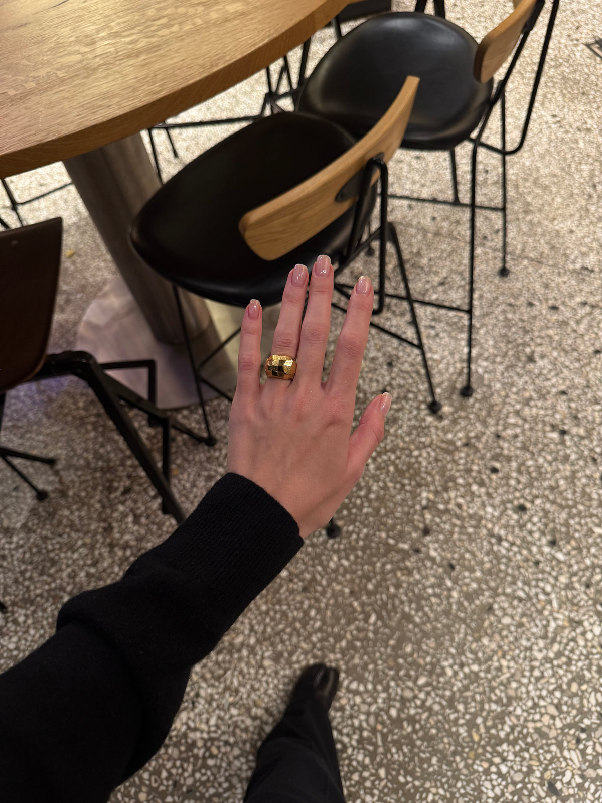 Ring Autentiq gold plated