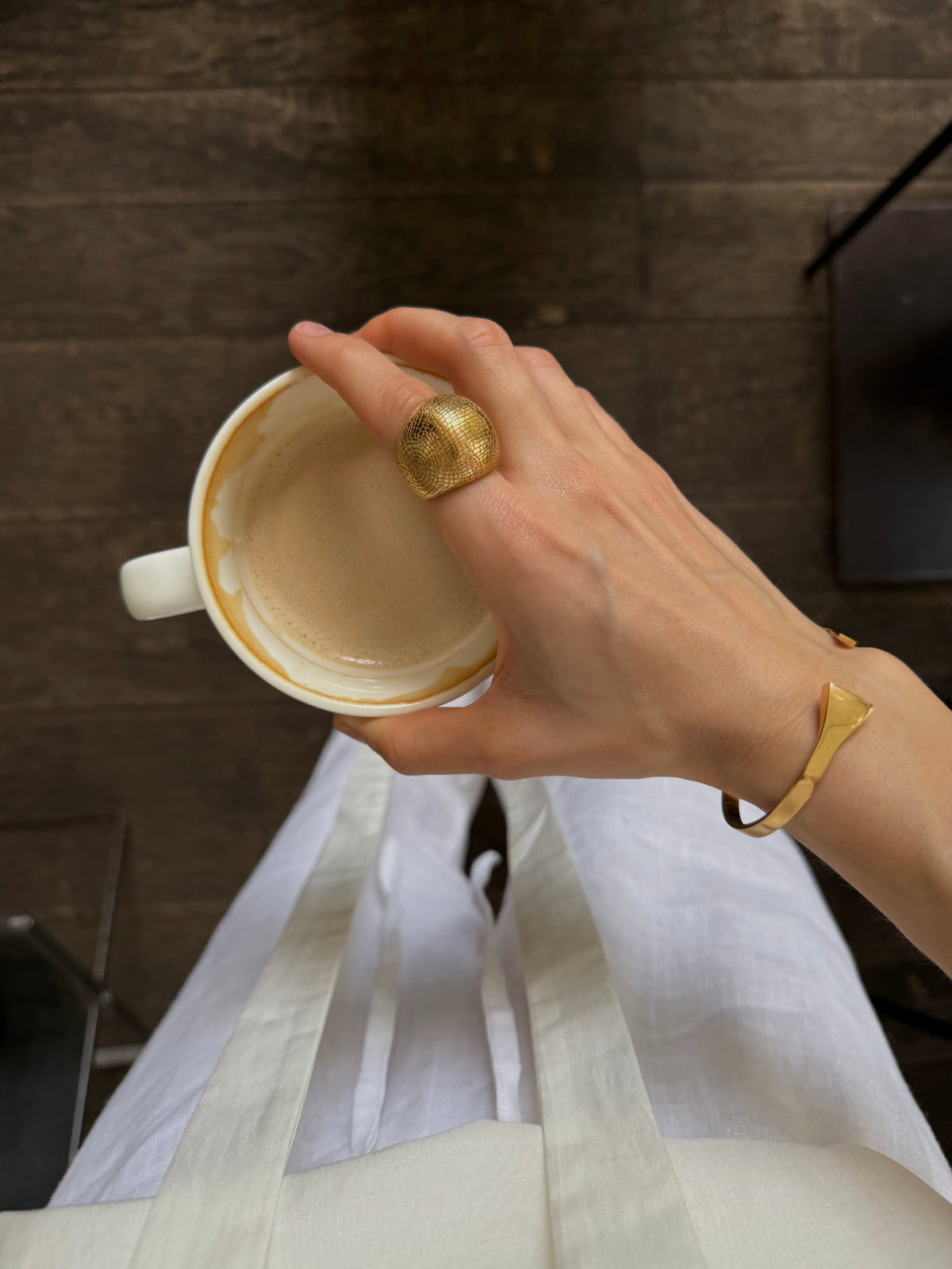 Ring Volition gold plated