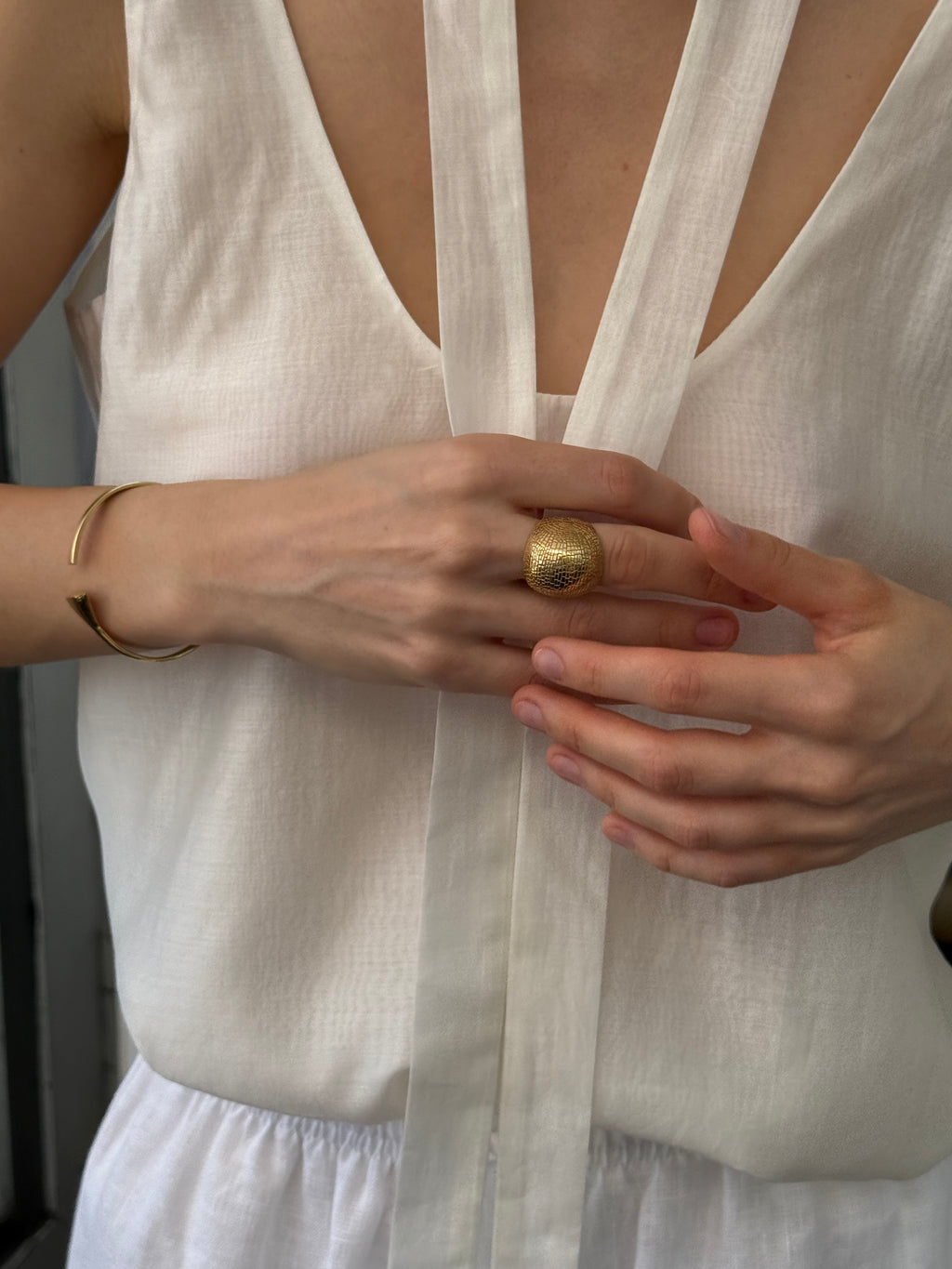 Ring Volition gold plated