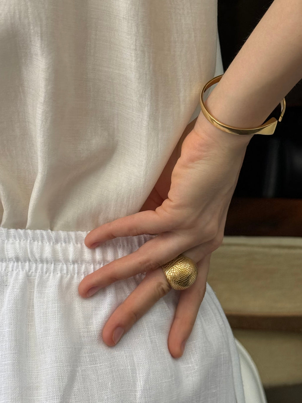 Ring Volition gold plated