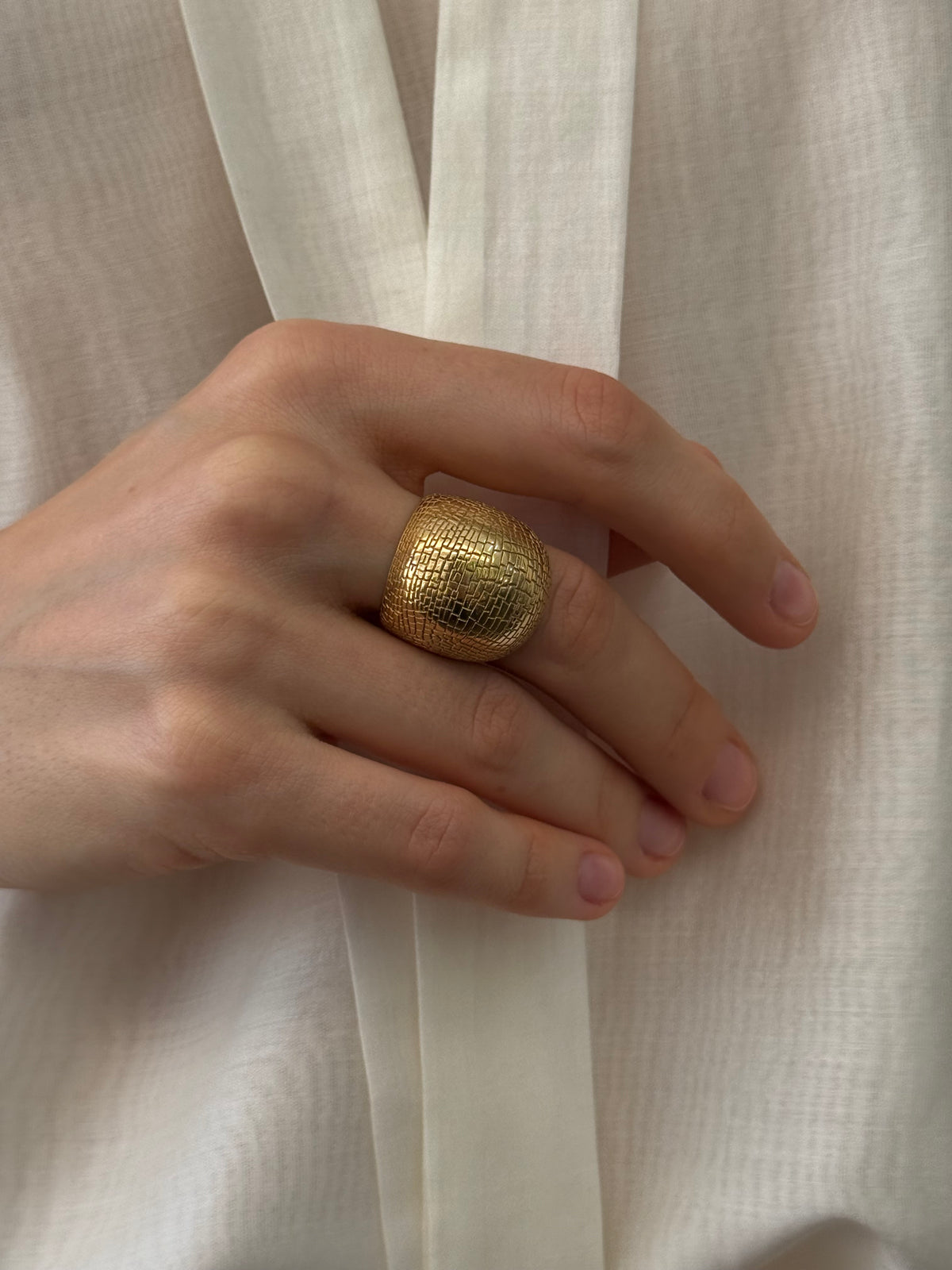 Ring Volition gold plated