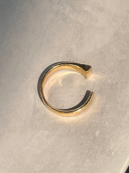 Ring EVERLAST glossy gold plated 24K